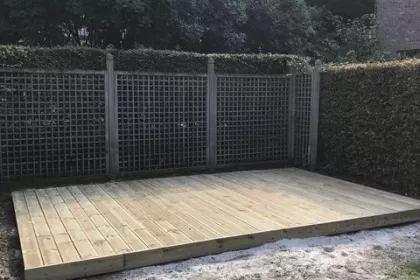 Bigger view of Terras in Grenen terrasplanken