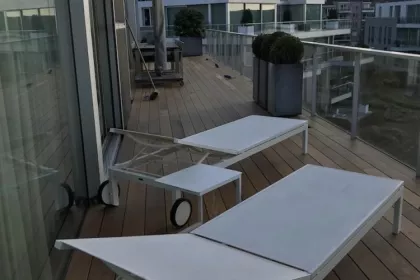 Bigger view of Terras in Ipé hout blind montage