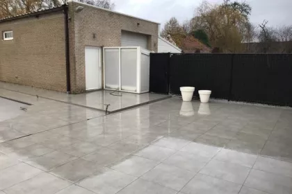 Bigger view of Aanleg terras in keramische steen 60x60