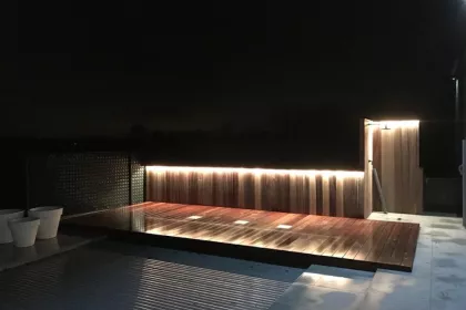 Bigger view of Led verlichting terras zwembad